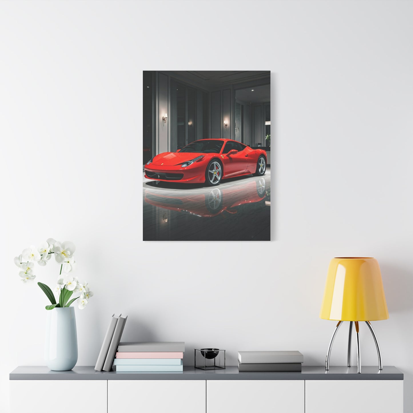 Ferrari 458 Italia European Supercar Elegance Wall Art & Canvas Prints