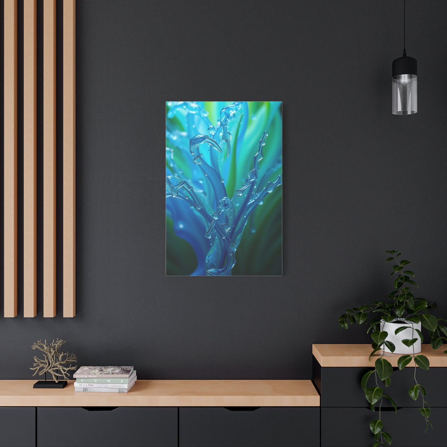 Blue & Green Art Supreme Canvas Wall Art & Canvas Print