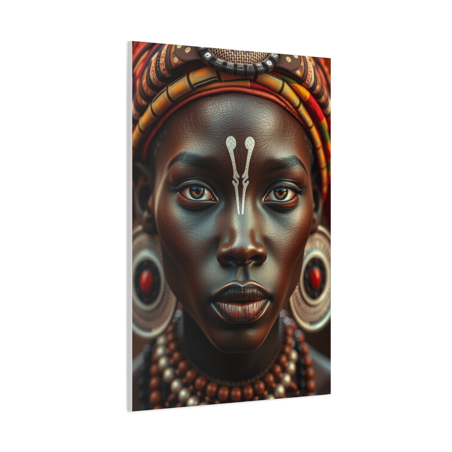 Gilded Ethnic Essence Artwork Wall Art & Canvas Print