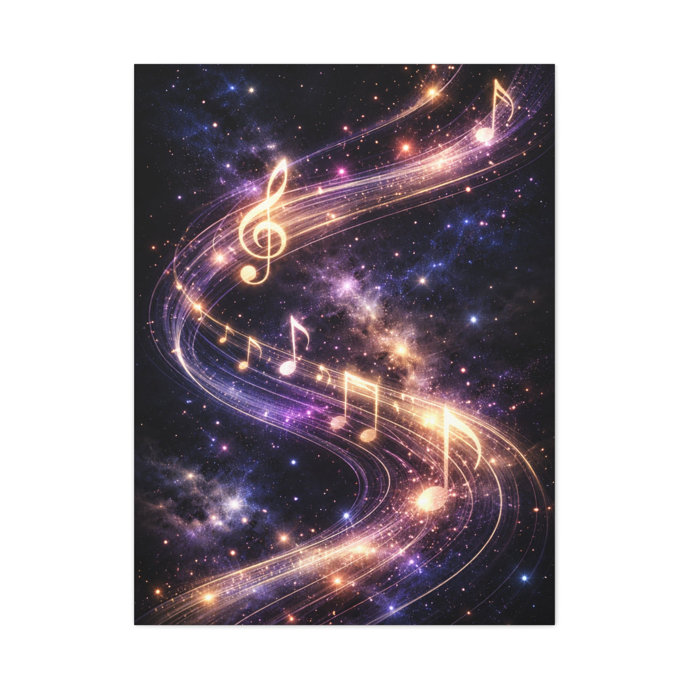 Celestial Symphony Flow Wall Art & Canvas Print