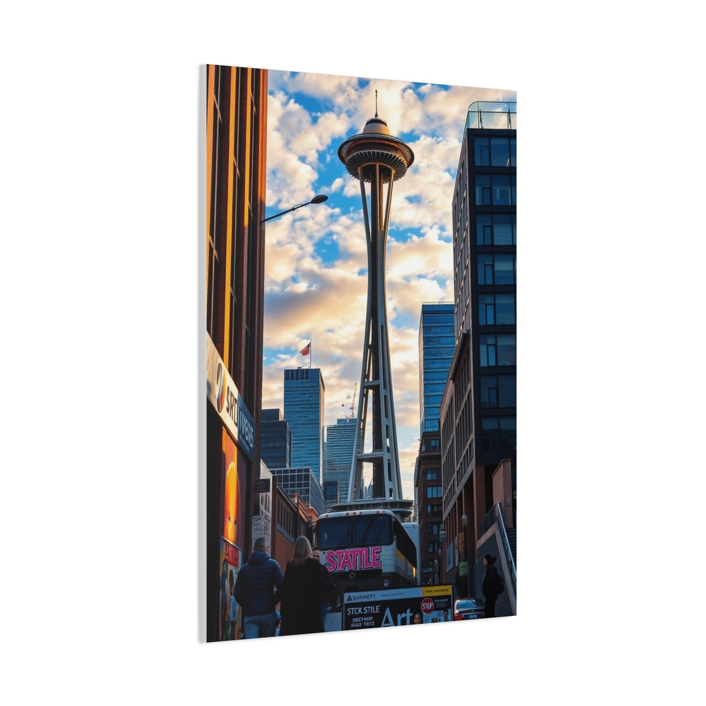 Seattle Art Supreme Canvas Wall Art & Canvas Print