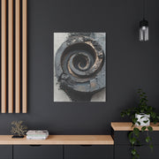 Industrial Spiral Form Abstraction Wall Art & Canvas Print