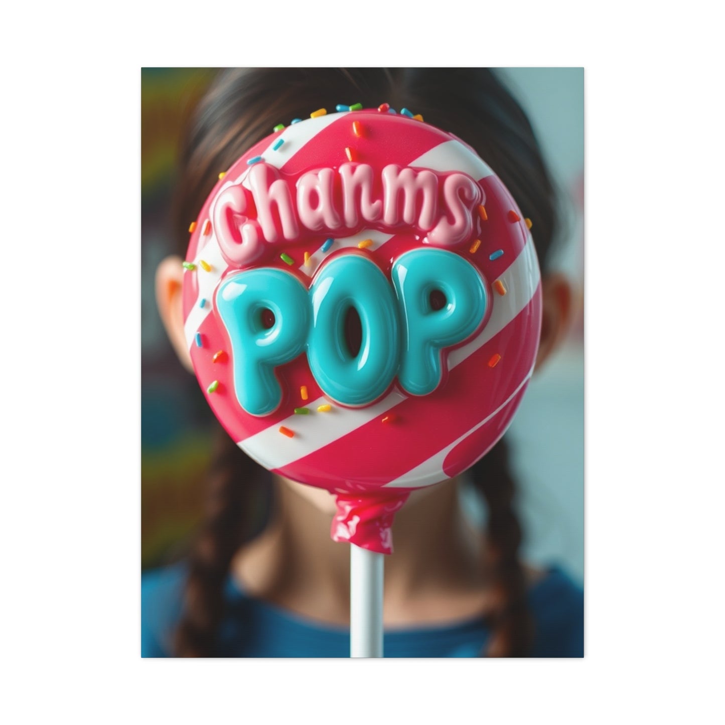 Sophisticated Candy Whirl Wall Art & Canvas Print