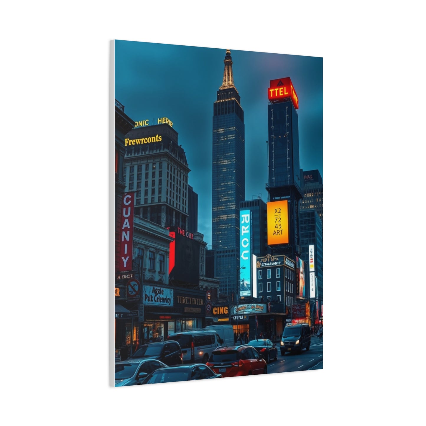Cityscape Symphony Canvas Wall Art & Canvas Print