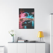 Lamborghini Huracán Neon Miami Nights Wall Art & Canvas Prints
