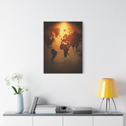 World Journey Aviation Map Wall Art & Canvas Prints
