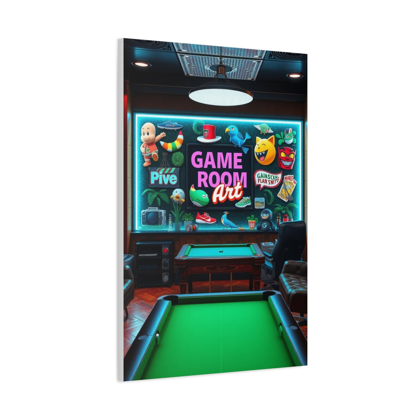 Supreme Game Room Art Beautiful Collection Wall Art & Canvas Print