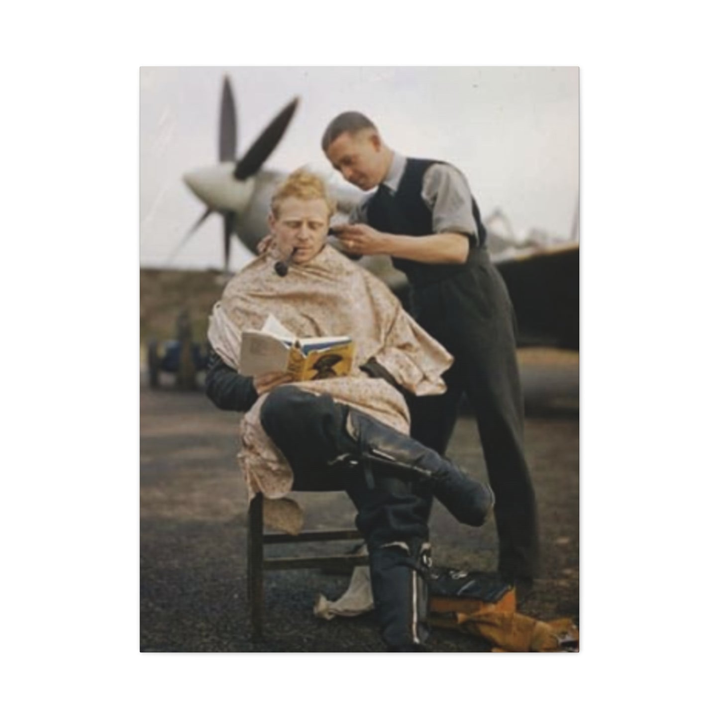 Men Haircut Man Cave Decor Wall Art & Canvas Prints