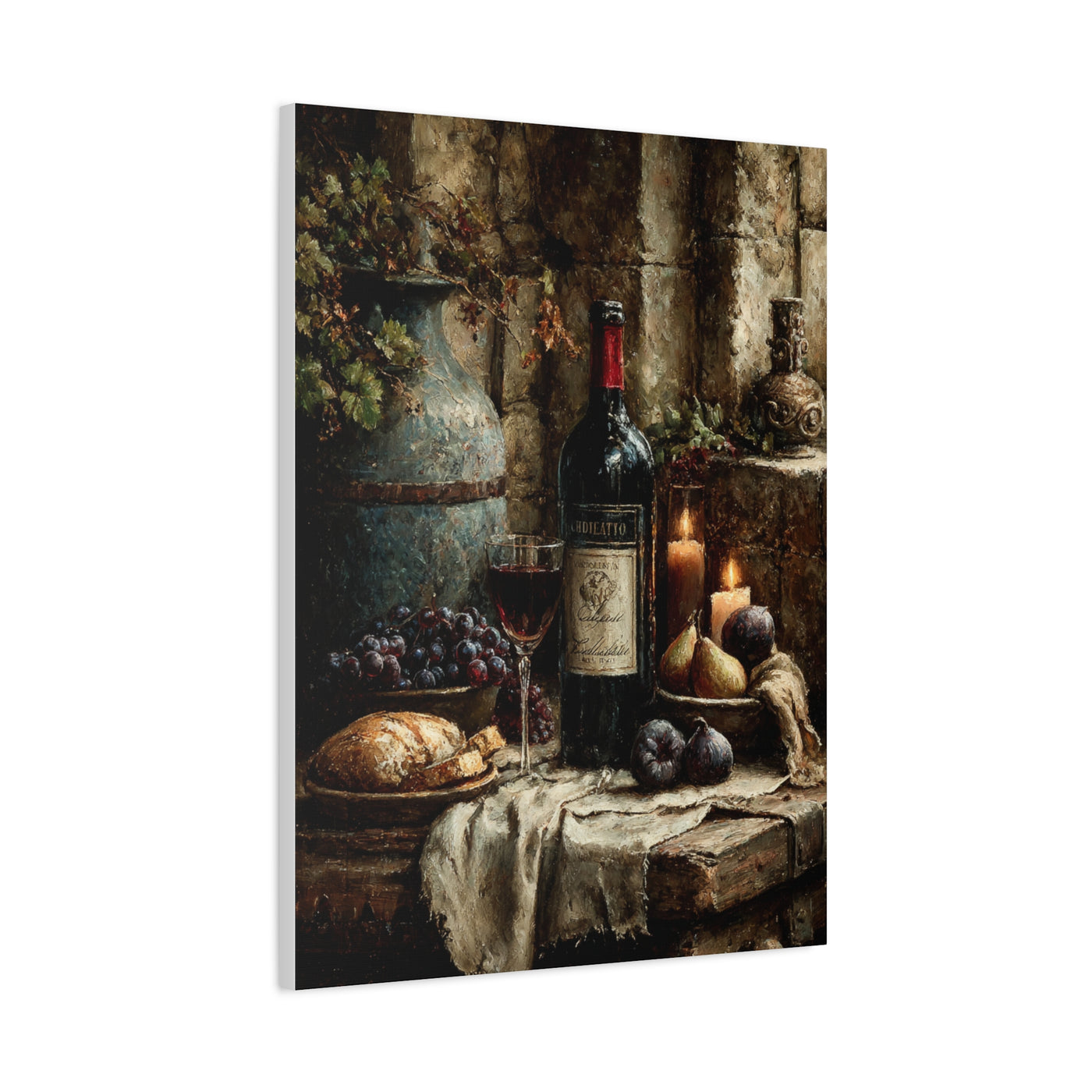 Italian Wine & Harvest Still Life Wall Art & Canvas Print