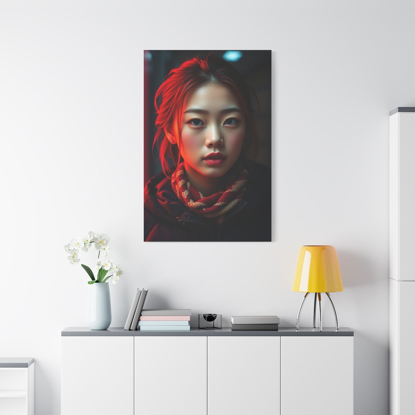 Carmine Elegance Piece Wall Art & Canvas Print