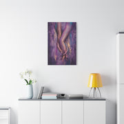 Intertwined Hands Abstract Emotion Wall Art & Canvas Print