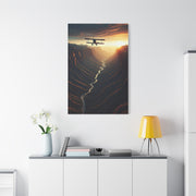 Canyon Flight Into Golden Distance Wall Art & Canvas Prints
