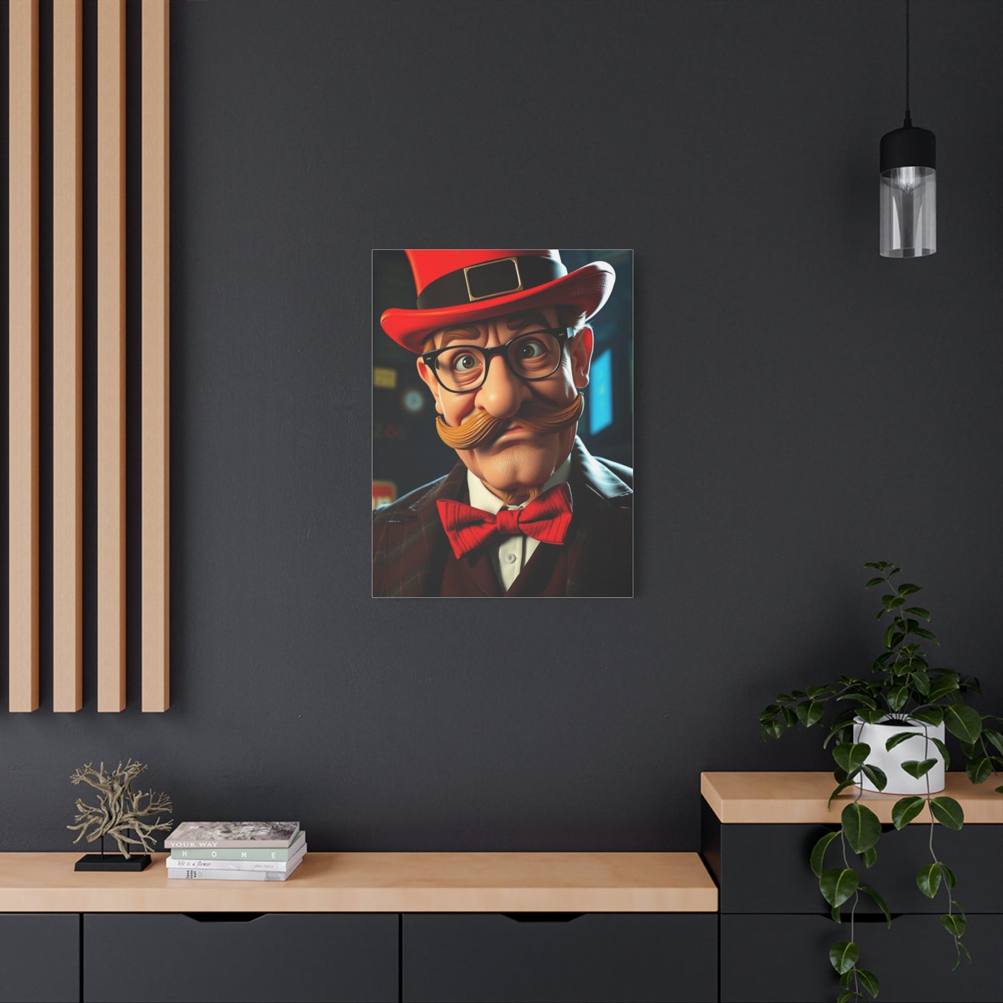 Rich Uncle Pennybags Art Refined Canvas Wall Art & Canvas Print