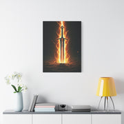 Blade of Eternal Flame Wall Art & Canvas Print