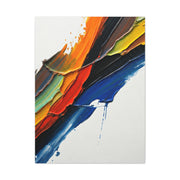 Expressive Multicolor Stroke Abstract Wall Art & Canvas Prints