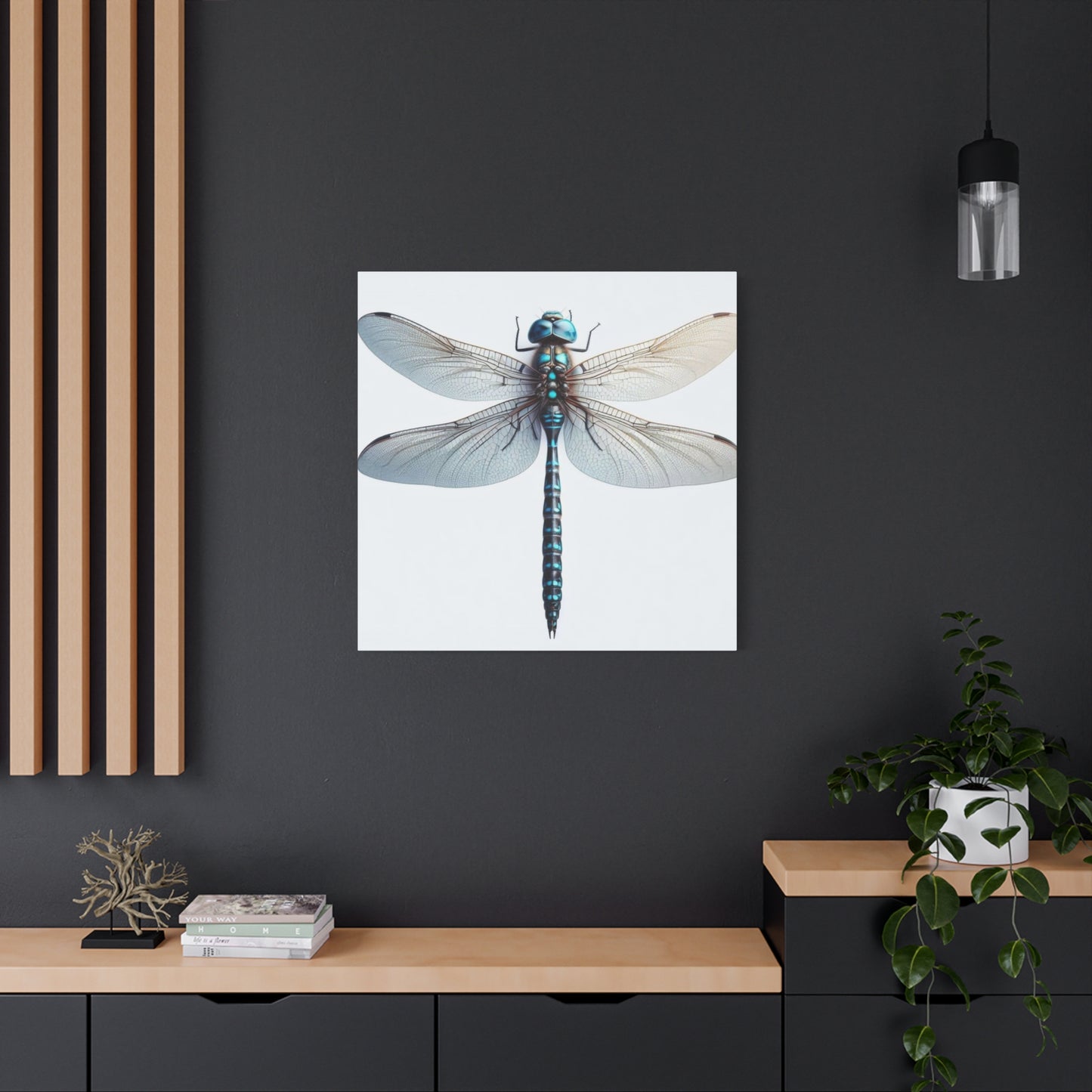 Blue Dragonfly Wall Art & Canvas Prints