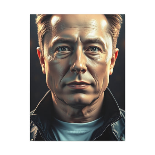 Elon Musk Art Supreme Canvas Wall Art & Canvas Print