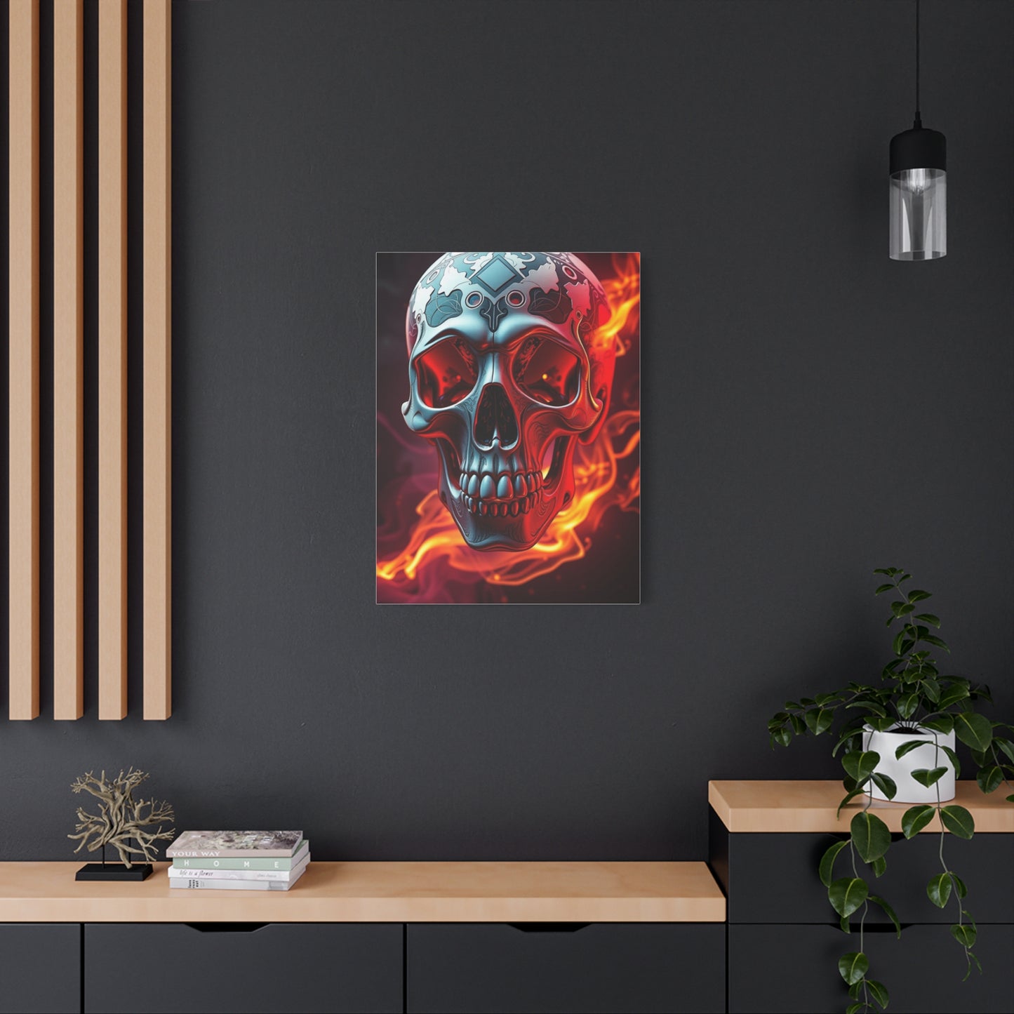 3D Trippy Skull Art By Ali Gulec Supreme Gallery Wall Art & Canvas Print