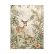 Neutral Safari Botanical Wildlife Tropical Wall Art & Canvas Print