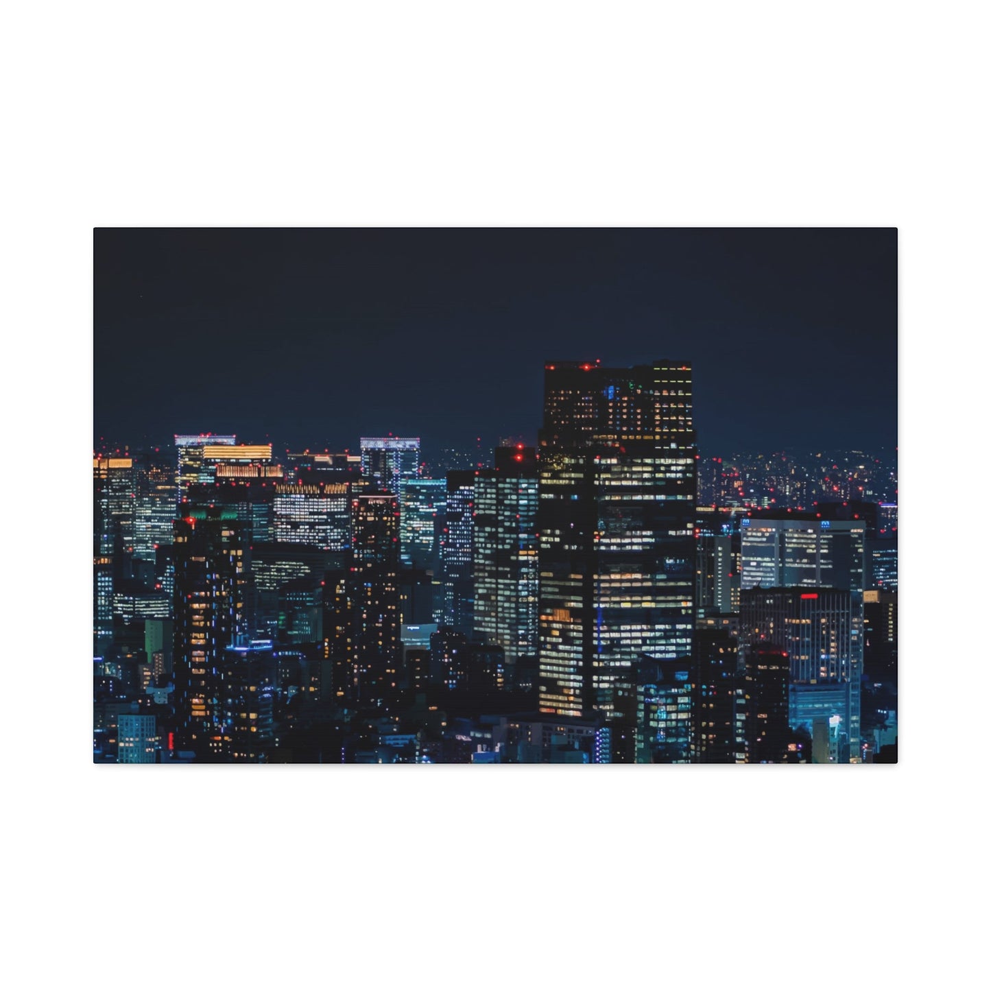 Night View in Tokyo Wall Art & Canvas Prints