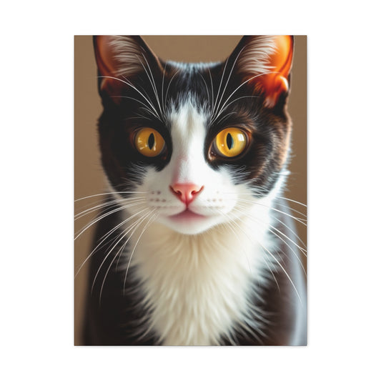 Tuxedo Cat Art Supreme Canvas Wall Art & Canvas Print