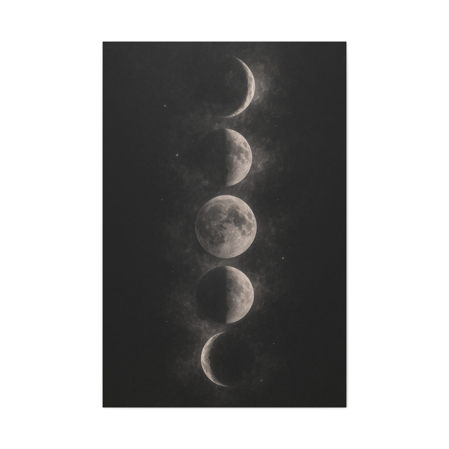 Moon Phase Minimal Celestial Wall Art & Canvas Print