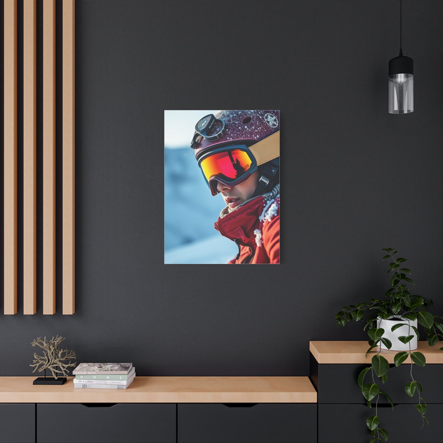 Skiing Art Supreme Canvas Wall Art & Canvas Print