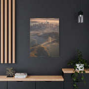 San Francisco Skyline Sunrise Fog Wall Art & Canvas Print