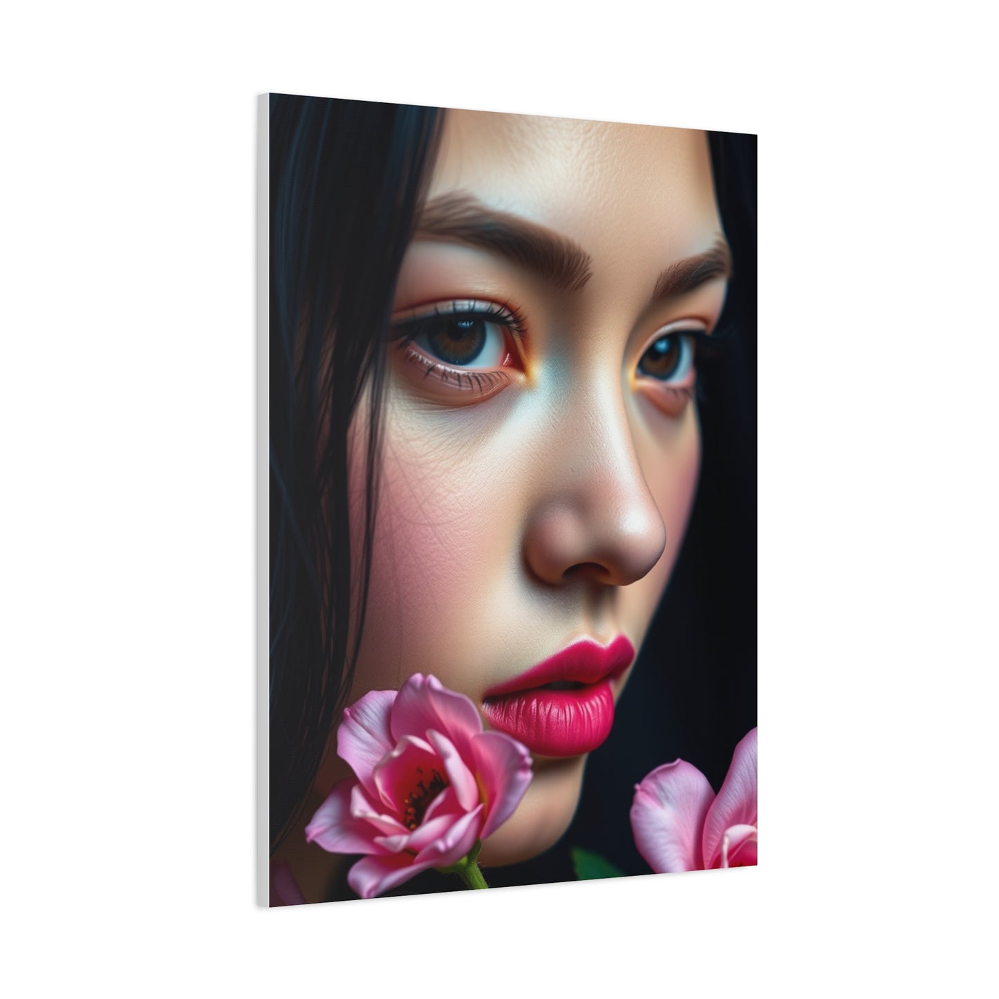 Blush and Blueberry Art Luxury Canvas Wall Art & Canvas Print