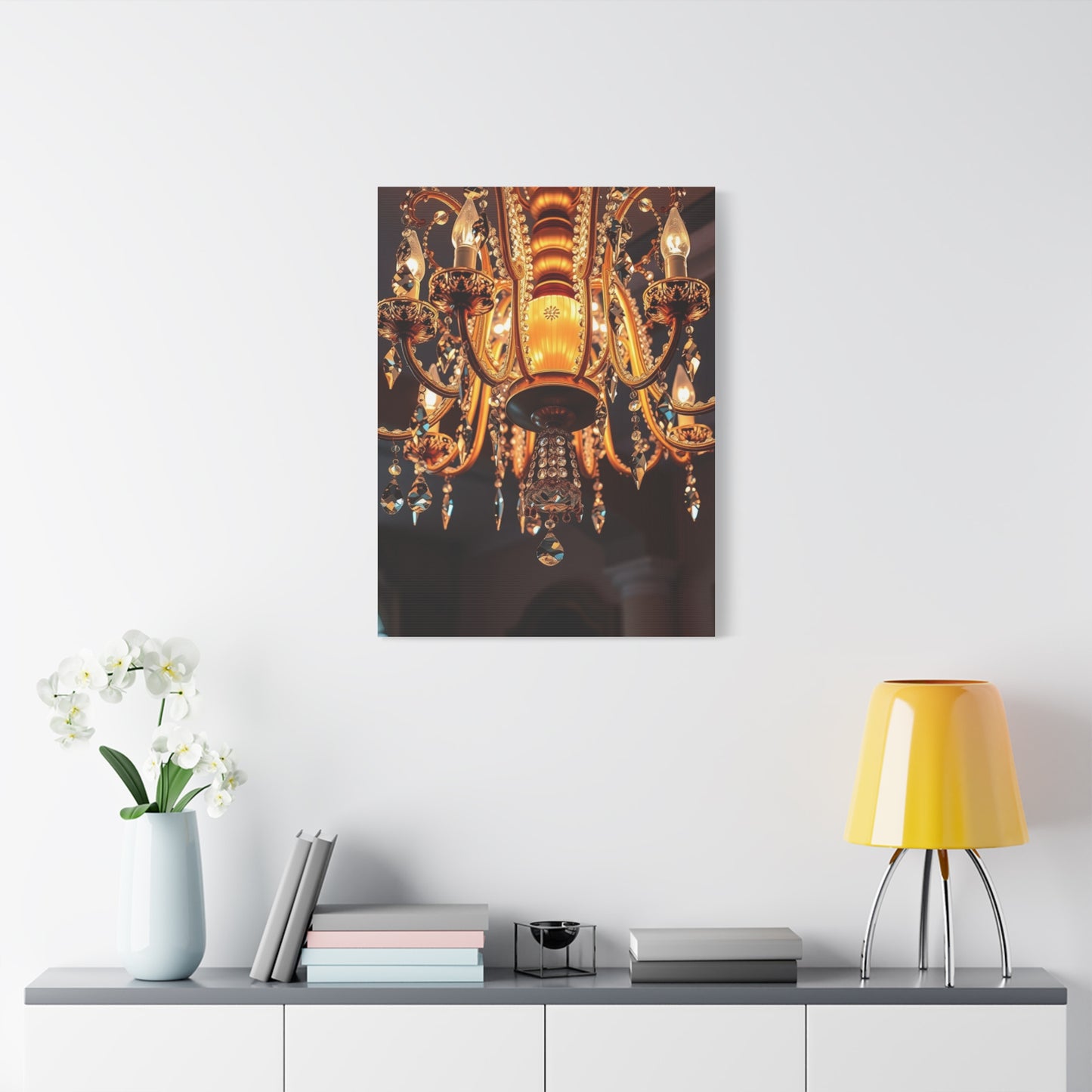 Chandelier Art Refined Canvas Wall Art & Canvas Print