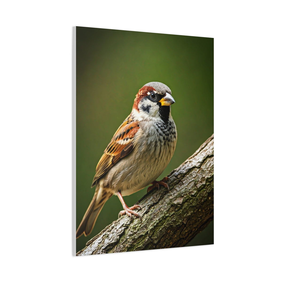 Charming Sparrow Close-Up Wall Art & Canvas Prints