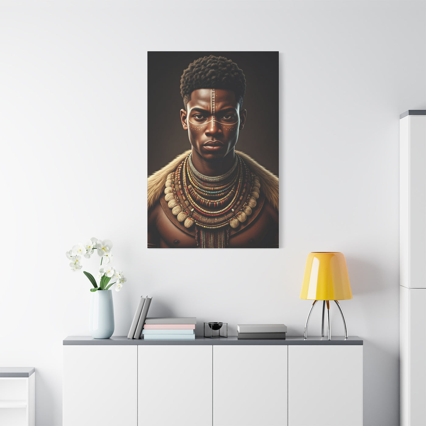 Warrior King Portrait Wall Art & Canvas Prints
