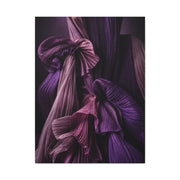 Pleated Silk Sculptural Textile Wall Art & Canvas Print