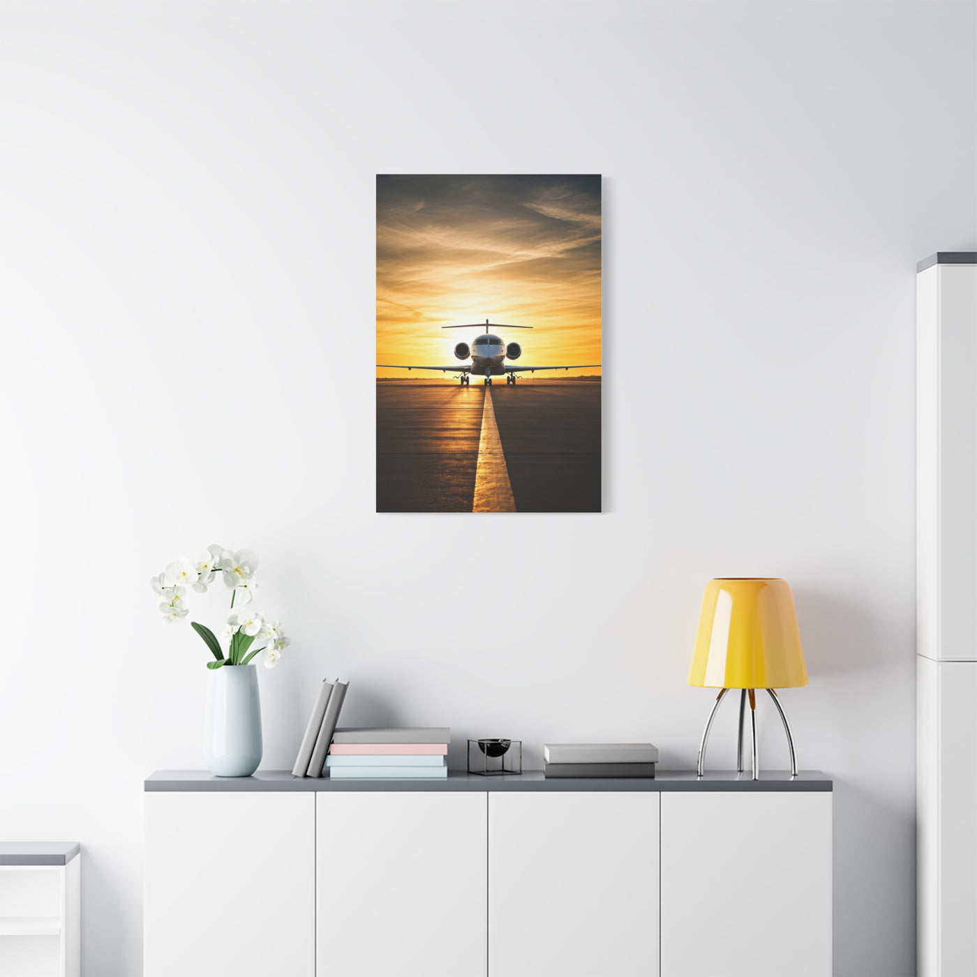 Runway Golden Departure Wall Art & Canvas Prints