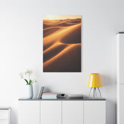 Golden Desert Waves Wall Art & Canvas Prints