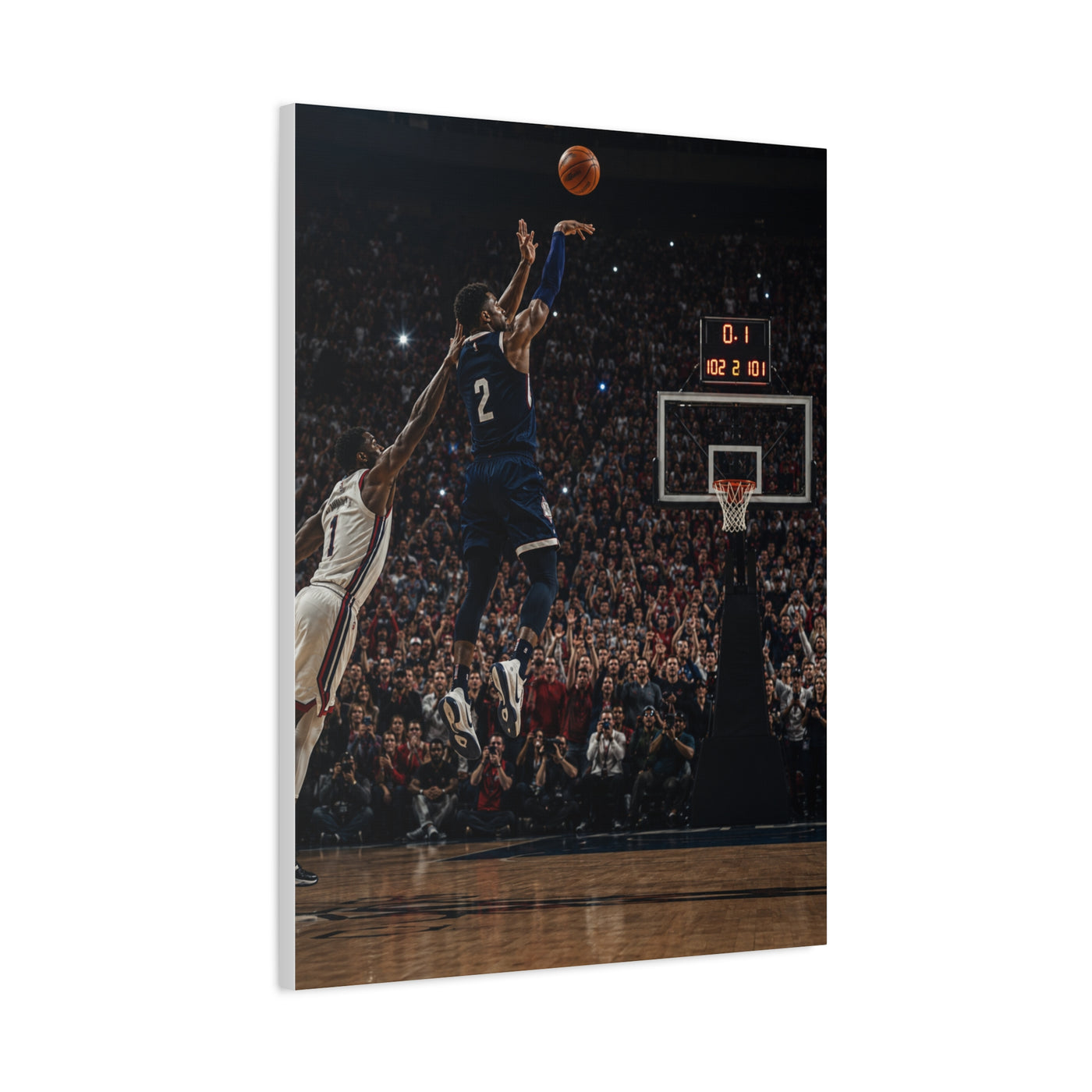 Final Second Game Winner Basketball Sports Wall Art & Canvas Print