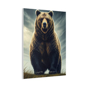 Majestic Grizzly Standing Portrait Wall Art & Canvas Prints