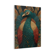Regal Peacock Ornamental Wall Art & Canvas Print
