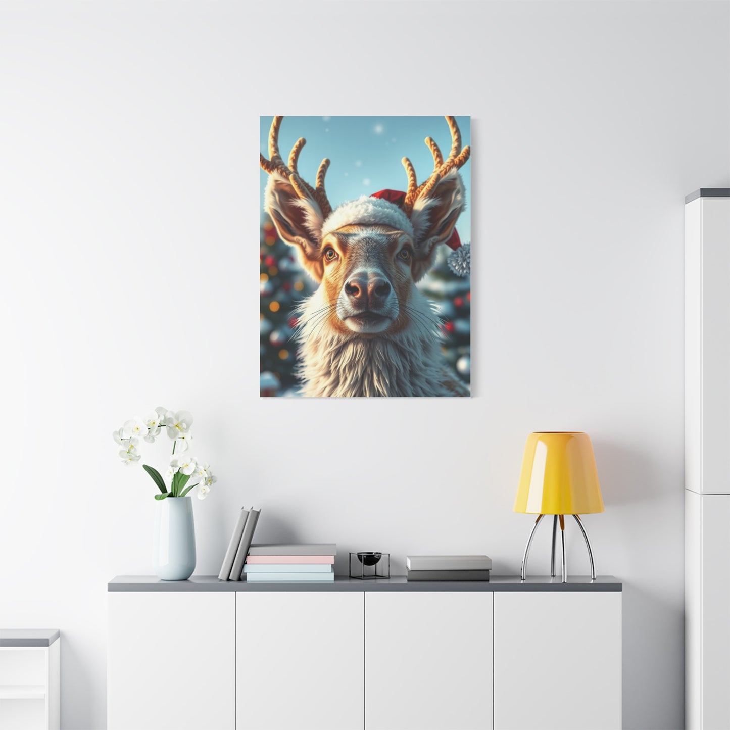 Christmas Animal Art Luxury Canvas Wall Art & Canvas Print