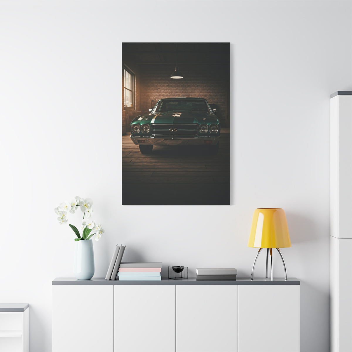 Chevrolet El Camino SS Classic Workshop Wall Art & Canvas Prints