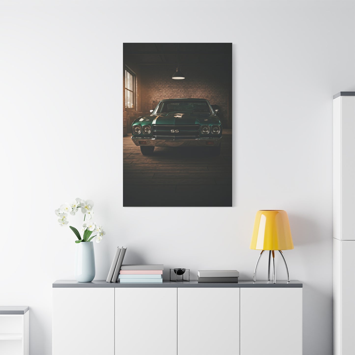 Chevrolet El Camino SS Classic Workshop Wall Art & Canvas Prints