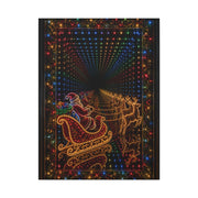 Infinity Tunnel Santa Sleigh Wall Art & Canvas Print