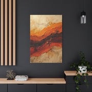 Impasto Terracotta Texture Statement Wall Art & Canvas Print