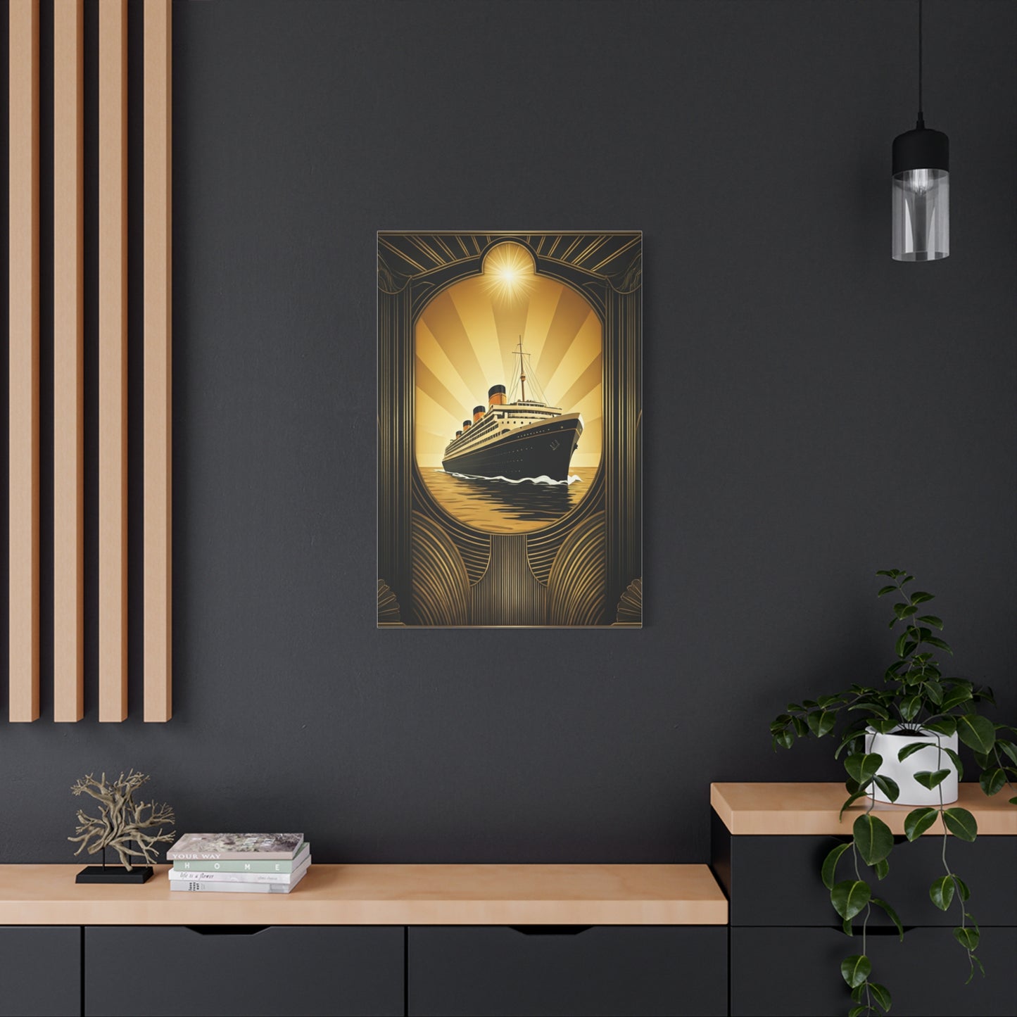 Golden Voyage Art Deco Cruise Wall Art & Canvas Prints