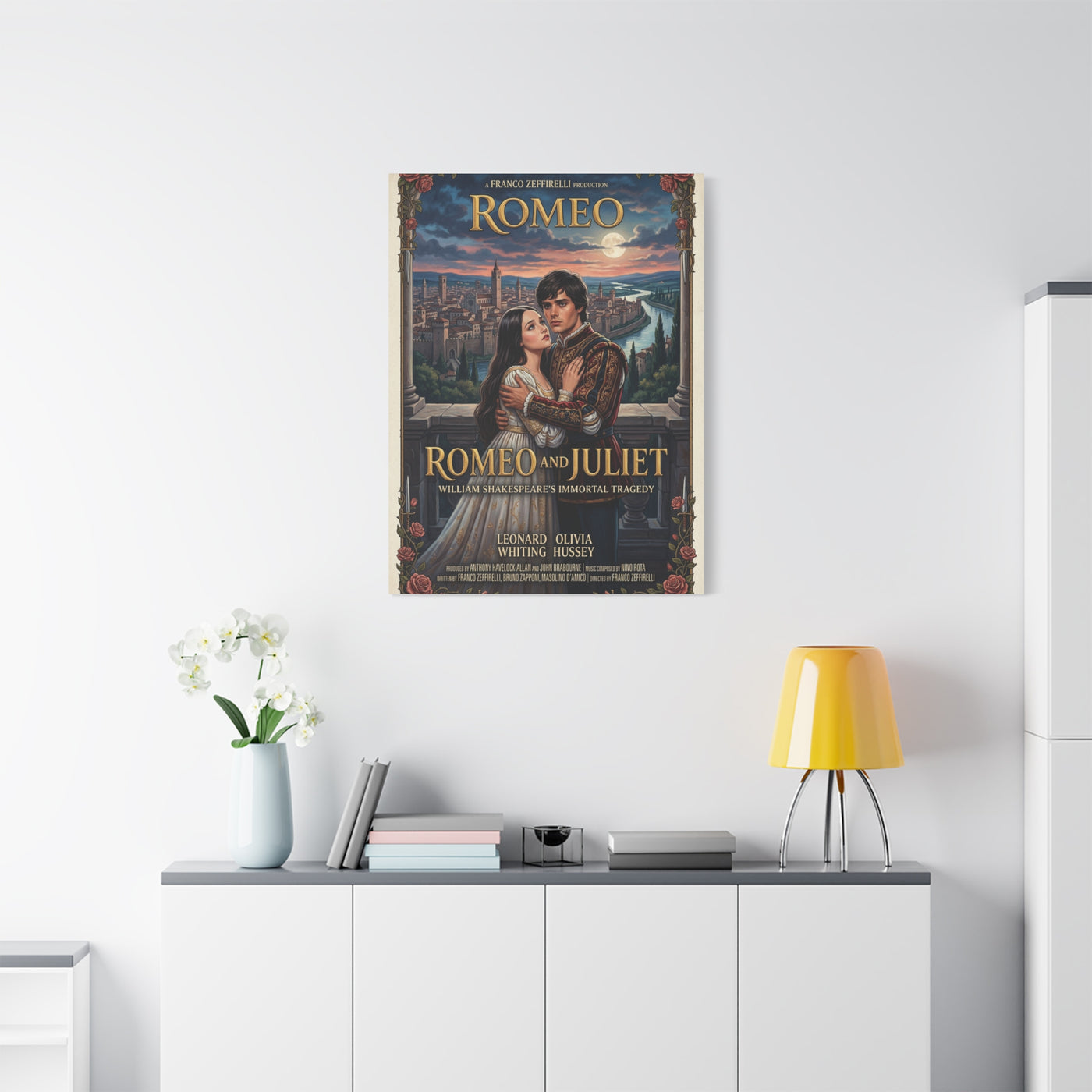 Romeo and Juliet Movie Poster Wall Art & Canvas Print