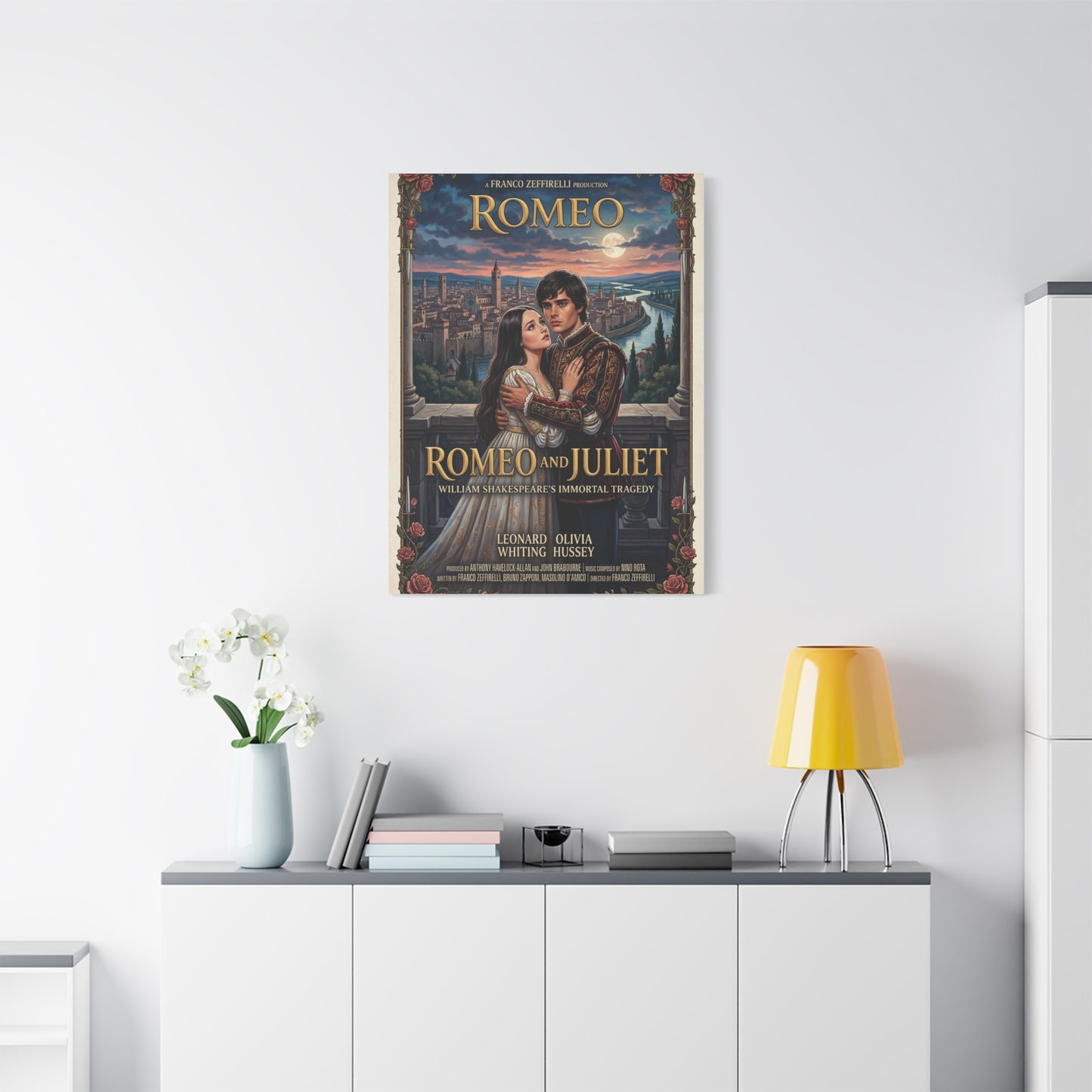 Romeo and Juliet Movie Poster Wall Art & Canvas Print