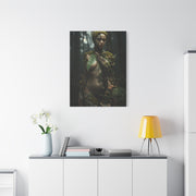 Biophilic Forest Goddess Portrait Wall Art & Canvas Print