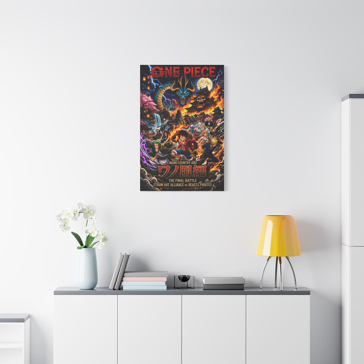 One Piece Wano Country Arc Final Battle Poster Wall Art & Canvas Print