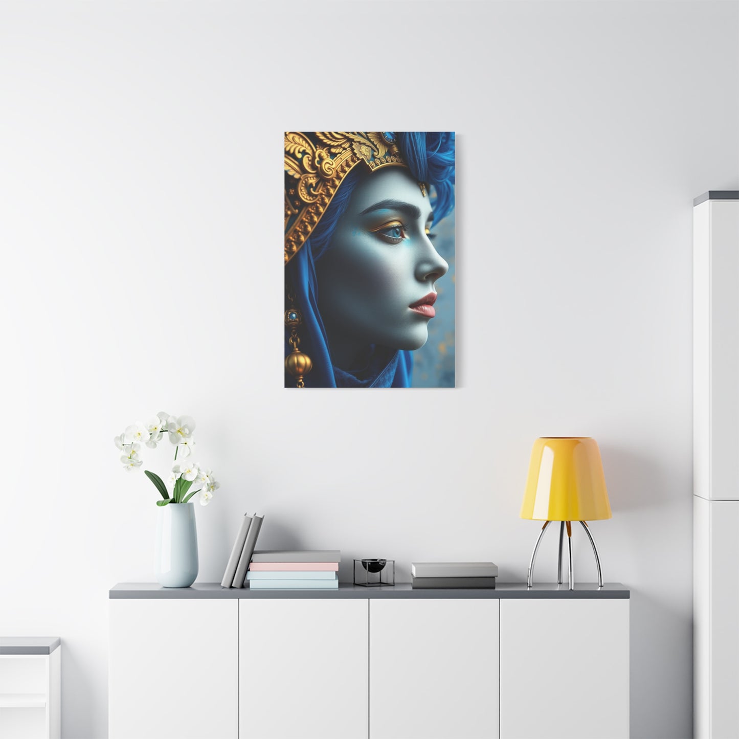 Blue & Gold Art Refined Canvas Wall Art & Canvas Print