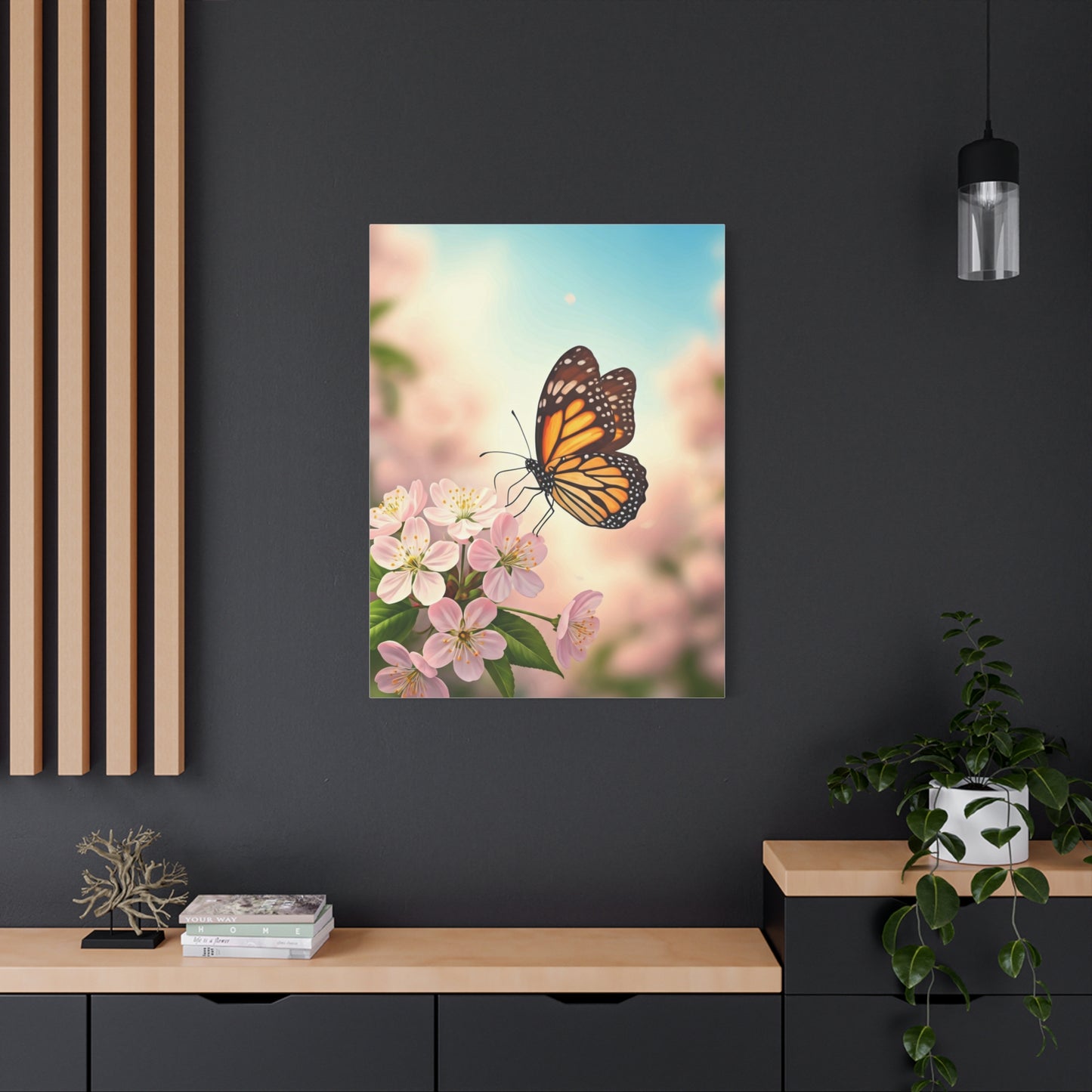 Spring Blossom Butterfly Wall Art & Canvas Prints